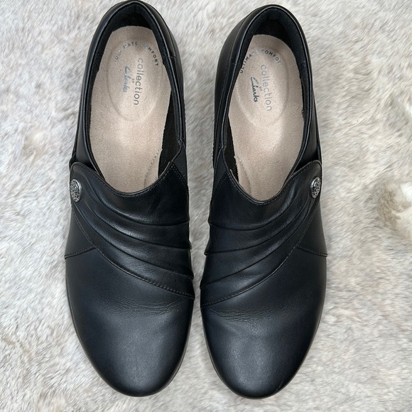 Clarks | Hope Roxanne Black Shoes, Size 7.5 - Picture 8 of 15
